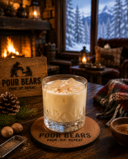 Eggnog cocktail