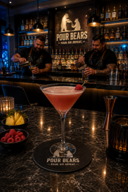 French Martini cocktail