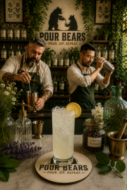 Gin Fizz cocktail