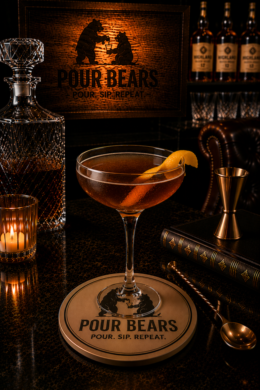 Man O War cocktail in a Coupe Glass