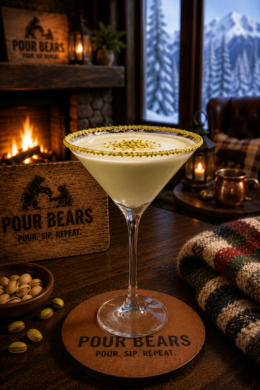 Pistachio Martini cocktail