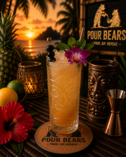 Three Dots and a Dash cocktail