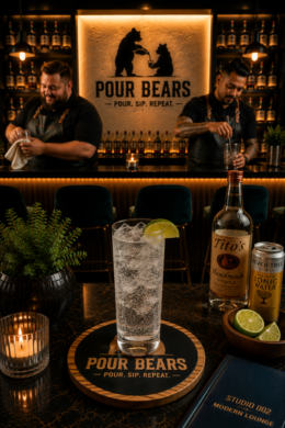 Vodka Tonic cocktail