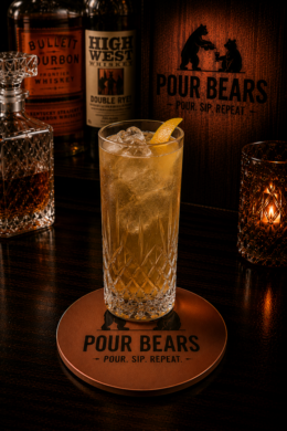 Whiskey Collins cocktail