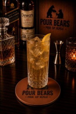 Whisky Highball cocktail