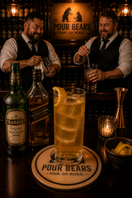 Whisky Mac cocktail