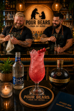 Zima Blaster cocktail