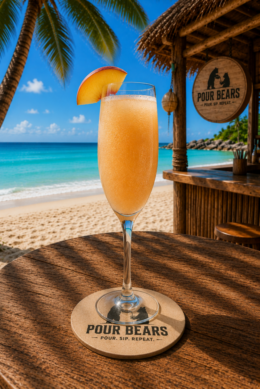 Bellini cocktail