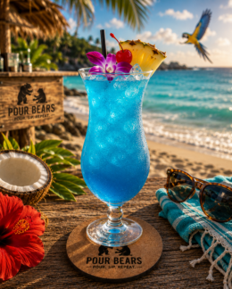 Blue Hawaii cocktail