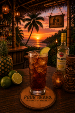 Citrus Coke cocktail