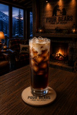 Coffee-Vodka cocktail
