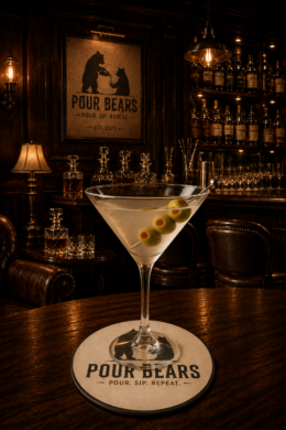 Dirty Martini cocktail