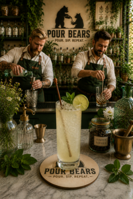 Gin Swizzle cocktail