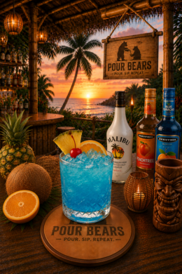Grand Blue cocktail