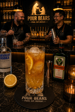 Great Idea cocktail in a Highball Glass