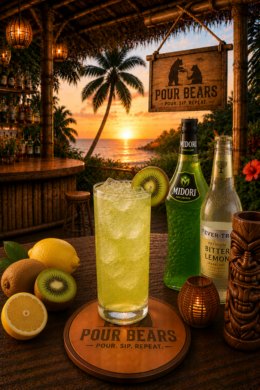 Kiwi Lemon cocktail