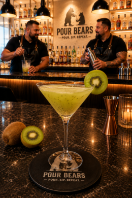 Kiwi Martini cocktail