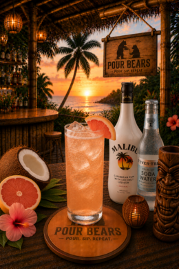 Lazy Coconut Paloma cocktail