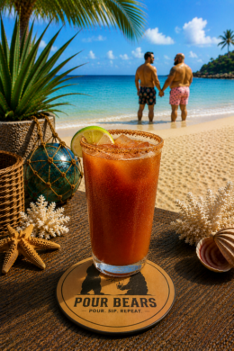 Michelada cocktail