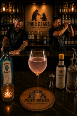 Pink Gin cocktail