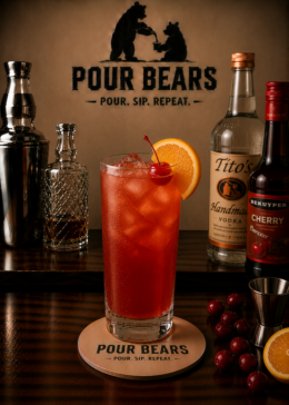 Popped cherry cocktail