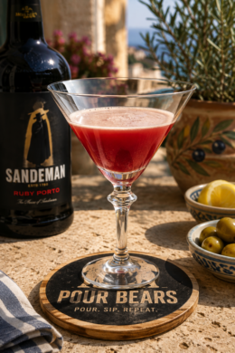 Port Wine Flip cocktail