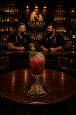 Raspberry Julep cocktail