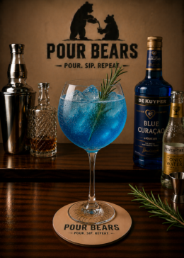 Rosemary Blue cocktail