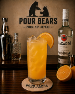 Rum Screwdriver cocktail