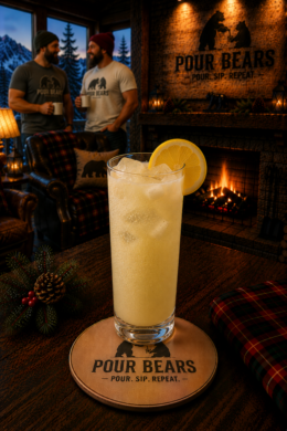 Snowball cocktail