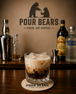 White Russian cocktail